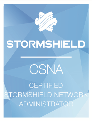 Badge Certified Stormshield Network Administrator (CSNA)